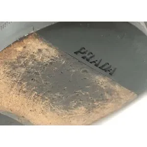 Prada | Shoes | Prada Dark Brown Embroidered Slip On Loafers  display picture 2